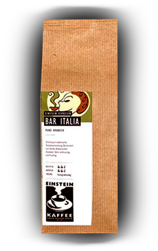 EINSTEIN KAFFEE italienischer Kaffee: Bar Italia Espresso