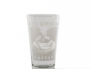 Einstein Kaffee Latteglas